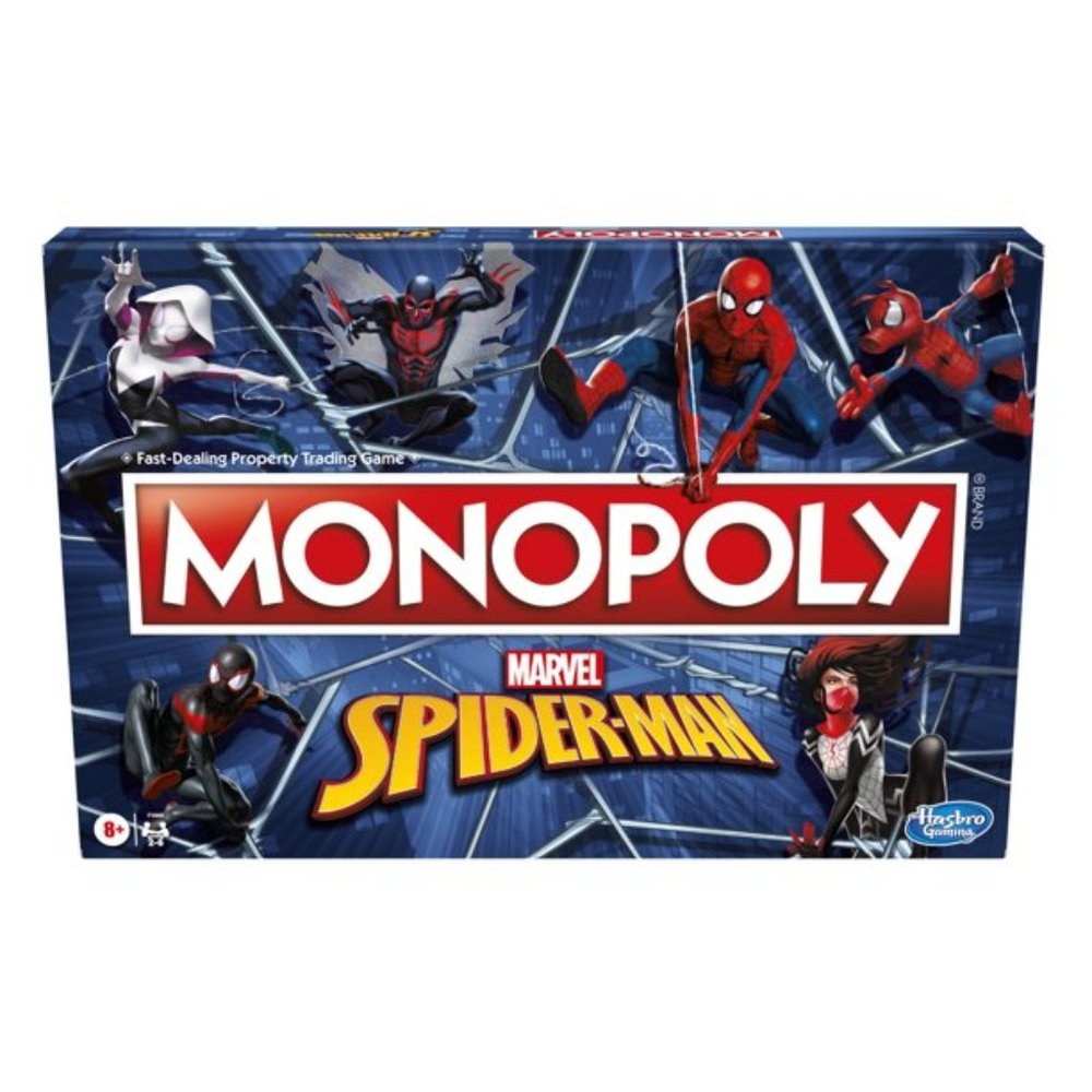 Monopoly Marvel SpiderMan Edition Board Game Spider Hero Fun Game Hasbro 2021New